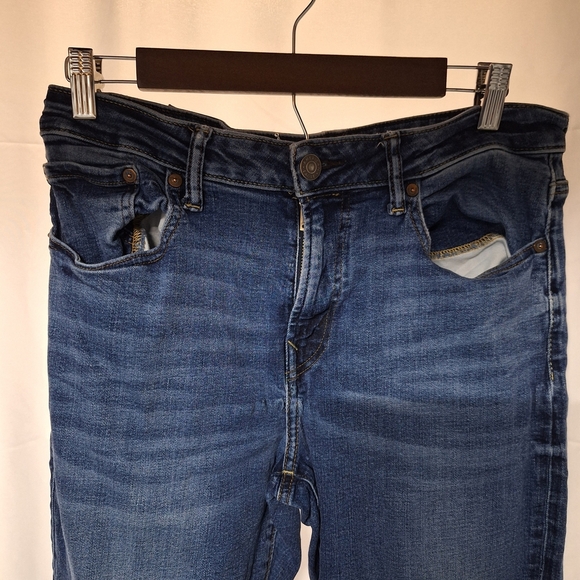 American Eagle Outfitters Dark Blue Straight Jeans - Picture 2 of 8